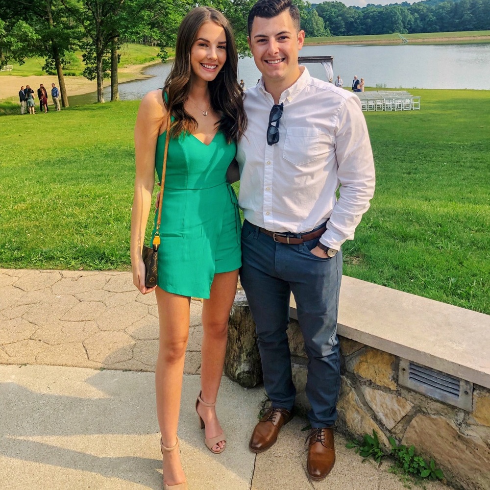 Green Revolve Romper
